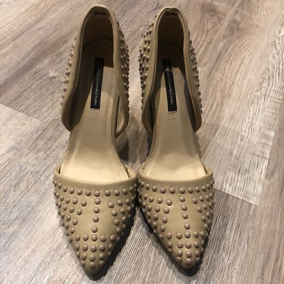 FRENCH CONNECTION Forever Studded Pump Size 8.5 - Picture 3 of 10